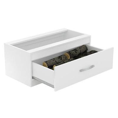 Caixa De Lenha Embutida Cl N2 Branco - Completa Móveis