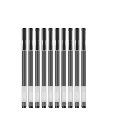 Kit Com 10 Canetas De Gel 0.5mm Xiaomi Preto