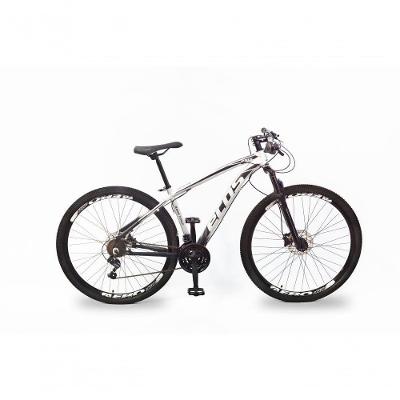 Bicicleta Aro 29 24 Marchas 21" Prata E Preto/preto