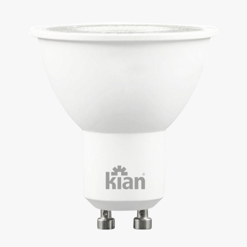Kit 6 Lâmpadas Led Mr16 6,5w 4000k Branca Neutra Bivolt - 6