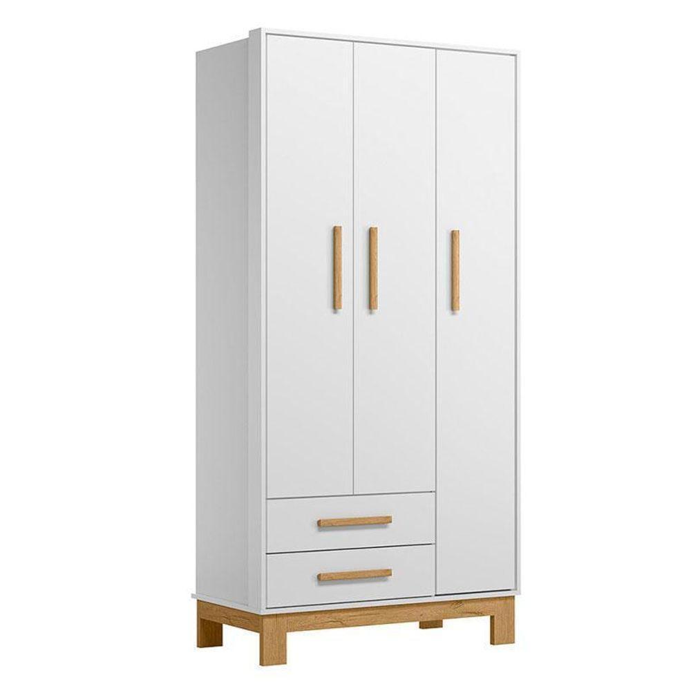 Quarto De Bebê Q Encanto Slim Branco Acetinado Com Colchão Tend Tudo – Qmovi - 6