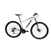 Bicicleta Aro 29 Ksx Sd7 21v Cabos Internos Alumínio Freios A Disco Garfo Suspensão Branco Preto Tamanho 21 - 1