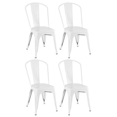 Kit 4 Cadeiras Branco