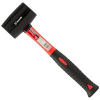 Martelo De Borracha Preto Com Cabo De Fibra De Vidro 450g - 111859 - Mtx