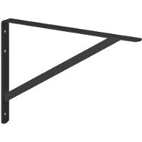 Mão Francesa Leve 20 Cm Preta - Mfl-20-pr - Multivisão - 1