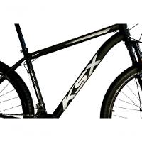Bicicleta Aro 29 Ksx Sd7 21v Cabos Internos Alumínio Freios A Disco Garfo Suspensão Preto Prata Tamanho 19 - 2