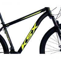 Bicicleta Aro 29 Ksx Sd7 21v Cabos Internos Alumínio Freios A Disco Garfo Suspensão Preto Amarelo Tamanho 15 - 2