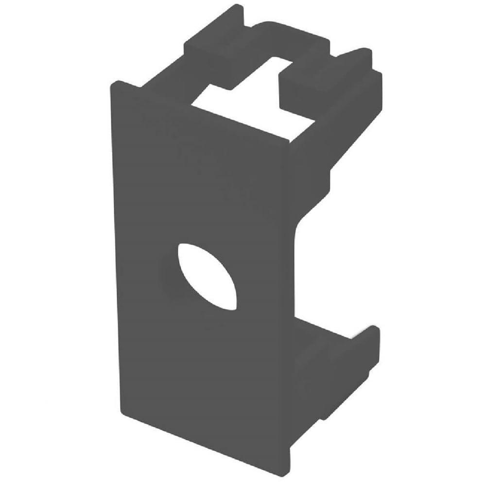 Módulo Saída De Fio 10mm Habitat Black Com 2 Peças - 4044 - Fame - 1