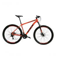 Bicicleta Aro 29 Ksx Sd7 21v Cabos Internos Alumínio Freios A Disco Garfo Suspensão Laranja Preto Tamanho 21 - 1