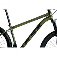Bicicleta Aro 29 Ksx Sd7 21v Cabos Internos Alumínio Freios A Disco Garfo Suspensão Preto Verde Militar Tamanho 17 - 2