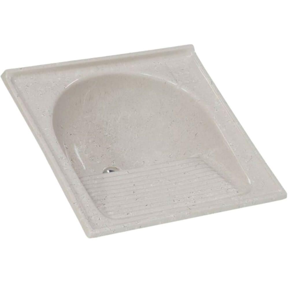 Tanque Granitado Sintético Simples N°1 Com 60x60cm Travertino - 500314 - A.j.rorato - 1