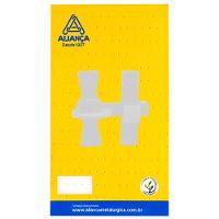 Tranqueta 86108-4 Branca Encartelado - 070519 - Aliança Tranqueta Bc 86108-4 - 070519 - Aliança - 1