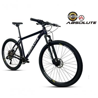 Bike Aro 29 Nero 5 Peças Inteira Absolute 12v Hollowtech Freio Hidráulico K7 11-52 Garfo Trava Guidão Azul Tam.17