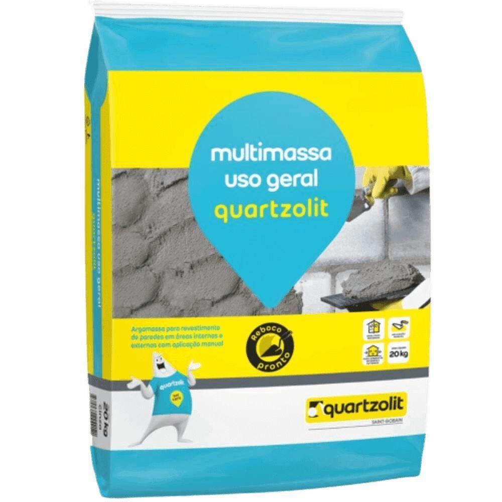 Massa Pronta Multimassa Para Uso Geral 20 Kilos - 0082.00001.0020pl - Quartzolit Massa Pronta Multimassa Uso Geral 20kgs - 1