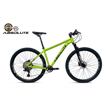 Bike Aro 29 Nero 5 Peças Inteira Absolute 12v Hollowtech Freio Hidráulico K7 11-52 Garfo Trava Guidão - Verde Tam.17