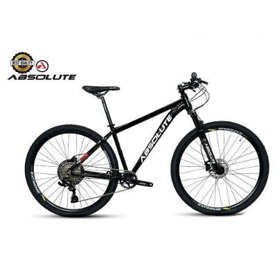 Bike Aro 29 Nero 5 Peças Inteira Absolute 12v Hollowtech Freio Hidráulico K7 11-52 Garfo Trava Guidão - Preto Tam.15