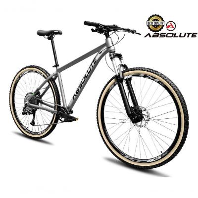 Bike Aro 29 Nero 5 Peças Inteira Absolute 12v Hollowtech Garfo Trava Remota Pneu Faixa Freio Hidráulico. Cinza Tam.17