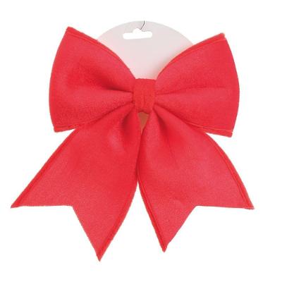 Laço Liso Pronto Cor Vermelha De 14cm - 1024442 - Cromus Laço Pronto Liso Vermelho 14cm - 1024442 - Cromus
