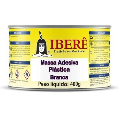 Massa Adesiva Plástica Branca 400g - Ib100 - Ibere