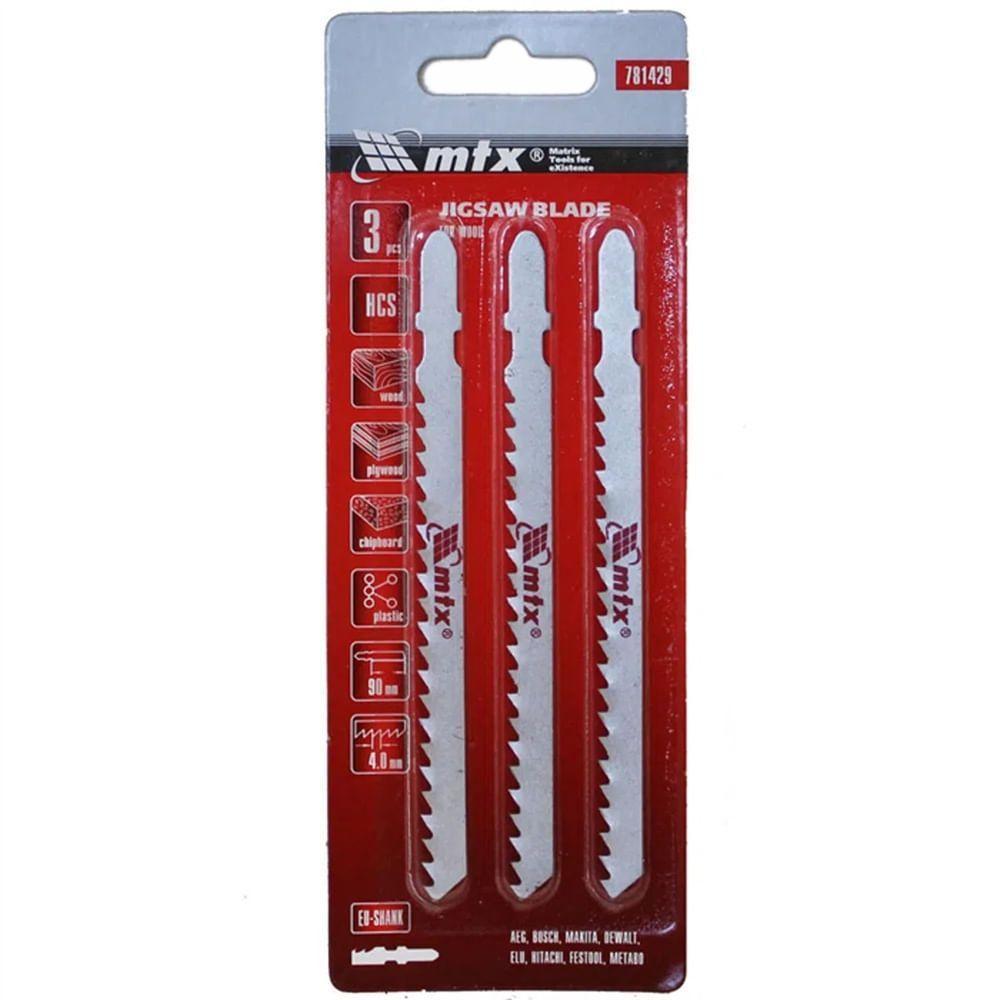 Lâmina Para Serra Tico Tico De Aço Carbono 100mm X 4mm - 781429 - Mtx - 2