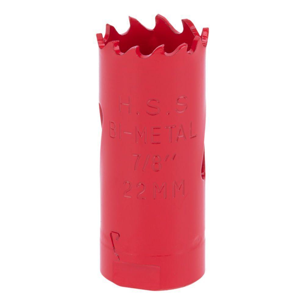 Serra Copo De Aço Rápido Bimetal Para Metais 22 Mm - 724229 - Mtx - 1