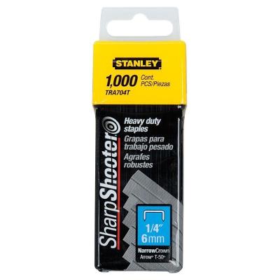 Grampos De Uso Geral 1-4"" 1000 Peças Para Uso Em Tr150 - Tra704t - Stanley Grampos 1-4"-1000pc P-tr150 Stanley Tra704t