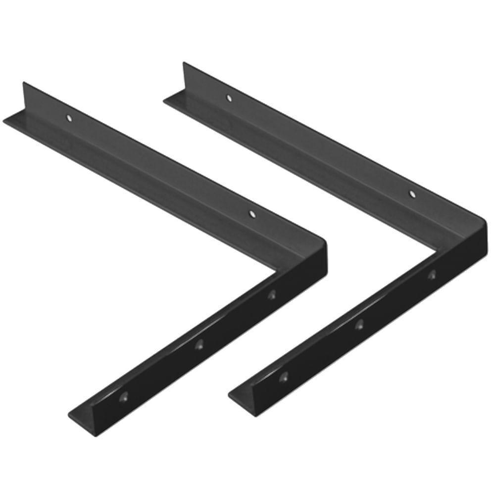 Mão Francesa Valente Preta 40cm - 5341340005 - Fico - 1