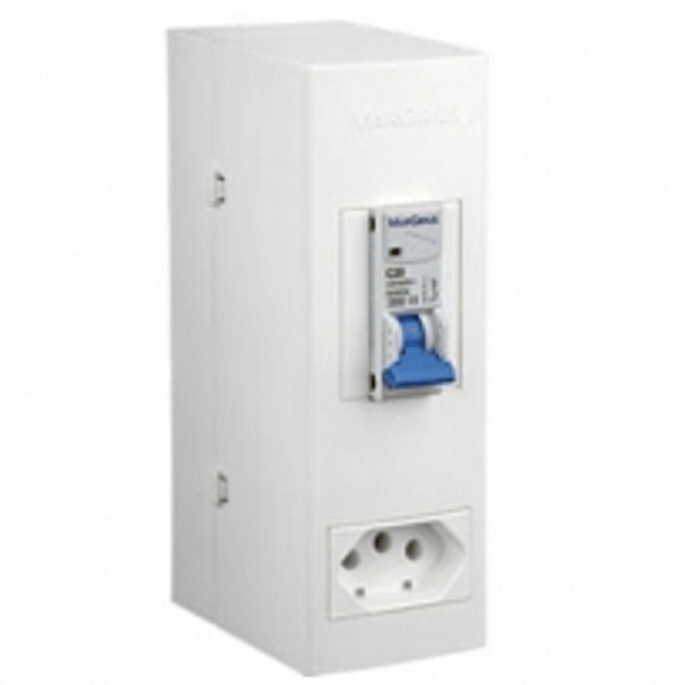 Caixa Disjuntor Slim Unipolar 20a Curva C Cp2-20.01 - 15684 - Mar Girius Caixa Disj.slim Unip20a Curva C Cp2-20.1 15.684 - 1