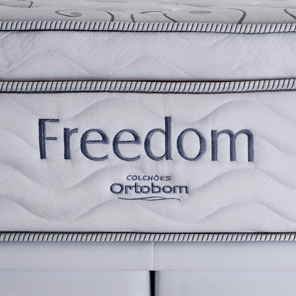 Colchão De Espuma Solteiro Freedom 88x188x32cm - 1041691613 - Ortobom Colchao Freedom Solteiro 88x188x32 - 4