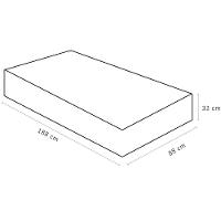 Colchão De Espuma Solteiro Freedom 88x188x32cm - 1041691613 - Ortobom Colchao Freedom Solteiro 88x188x32 - 5