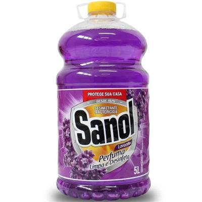 Desinfetante Sanol Lavanda 5 Litros Desinfetante De Lavanda 5 Litros - 2028 - Sanol