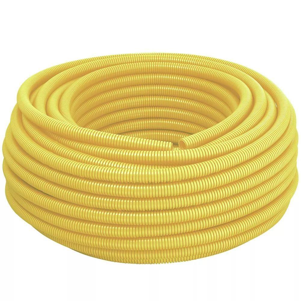 Conduíte Corrugado Pvc Tigreflex 25mm X 7m - 14210628 - Tigre Conduite Flexivel Corrugado Amarelo 25mm 7m Tigre - 1