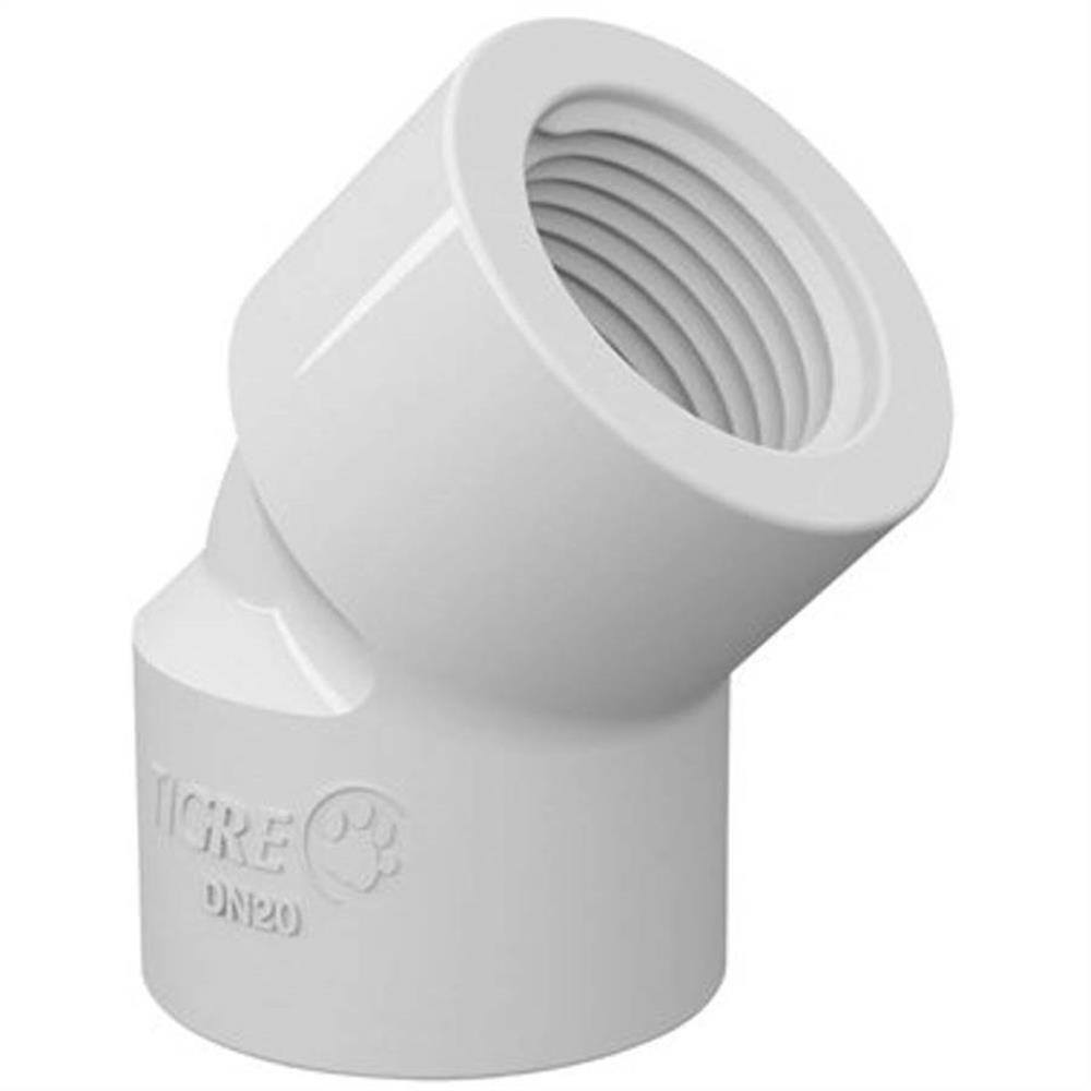 Joelho 45º Roscável 1"" - 20.09.190.8 - Tigre Joelho 45grau Rosc.1" 20-09-190-8 Tigre 20091908 - 1