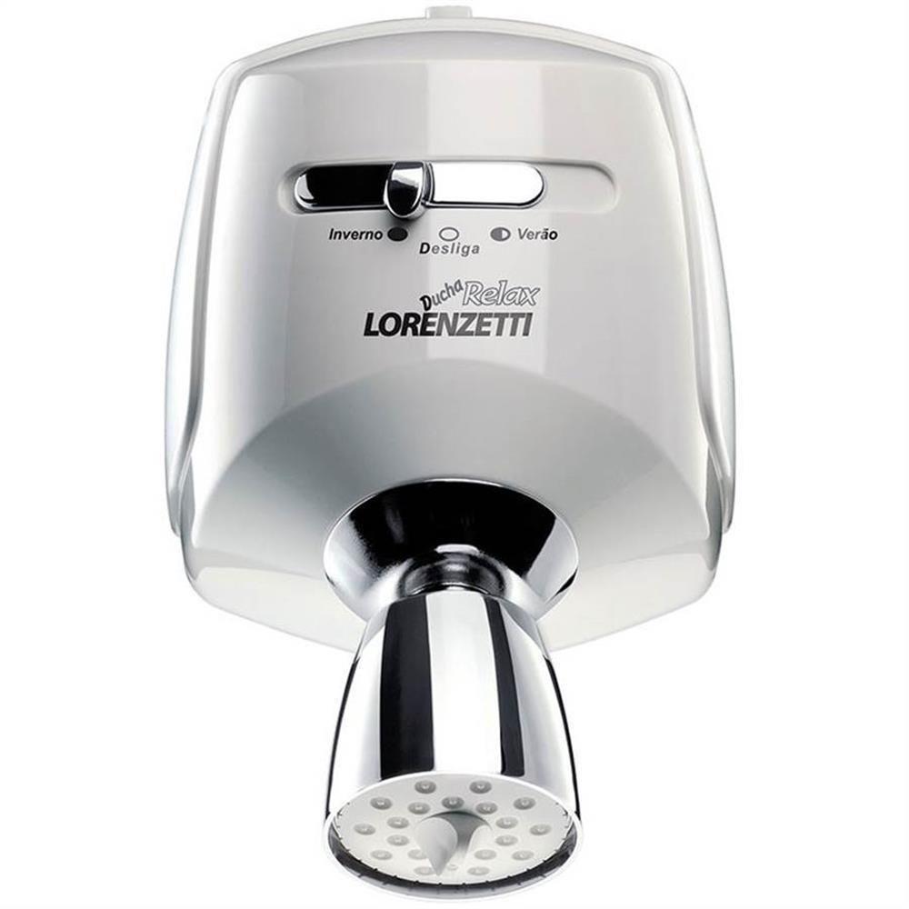 Ducha Relax Branco-cromada 220v 5500w - 7540115 - Lorenzetti Ducha Relax Cromada 220v 5500w Lorenzett 7540115 - 1