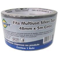 Fita Multiuso Cinza 48 Mm X 5 Metros - 7547 - Brasfort - 1