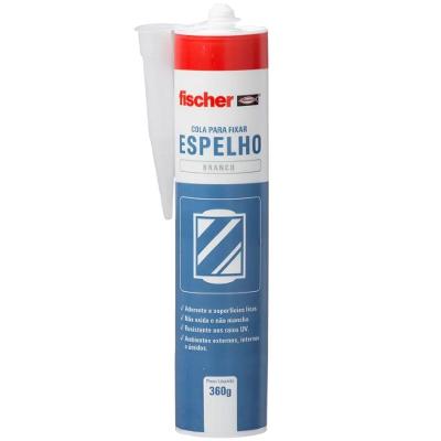 Fixa Espelho Branco Com 360g - 600436 - Fischer Fixa Espelho Branco 360g - 600436 - Fischer