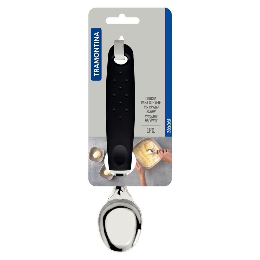 Concha Para Sorvete Utilitá Preta - 25607100 - Tramontina - 4