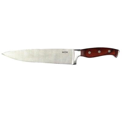 Faca 8' Aço Com Cabo Em Madeira Steel - 3941 - Mor Faca 8" Aco C-cabo Em Madeira Steel Mor 3941