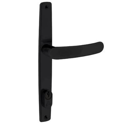 Fechadura Perfil Estreito F2400 Preto Fosco - 029821 - Aliança Fech.ext.perfil F2400a Pf - 029821 - Aliança