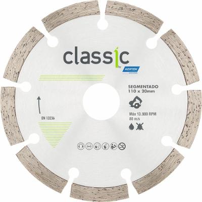 Disco Diamantado Para Corte Segmentado Classic 110x20mm - 70184693465 - Norton