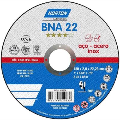 Disco De Corte Bna 22 180x2,0x22,23mm - 66252926954 - Norton