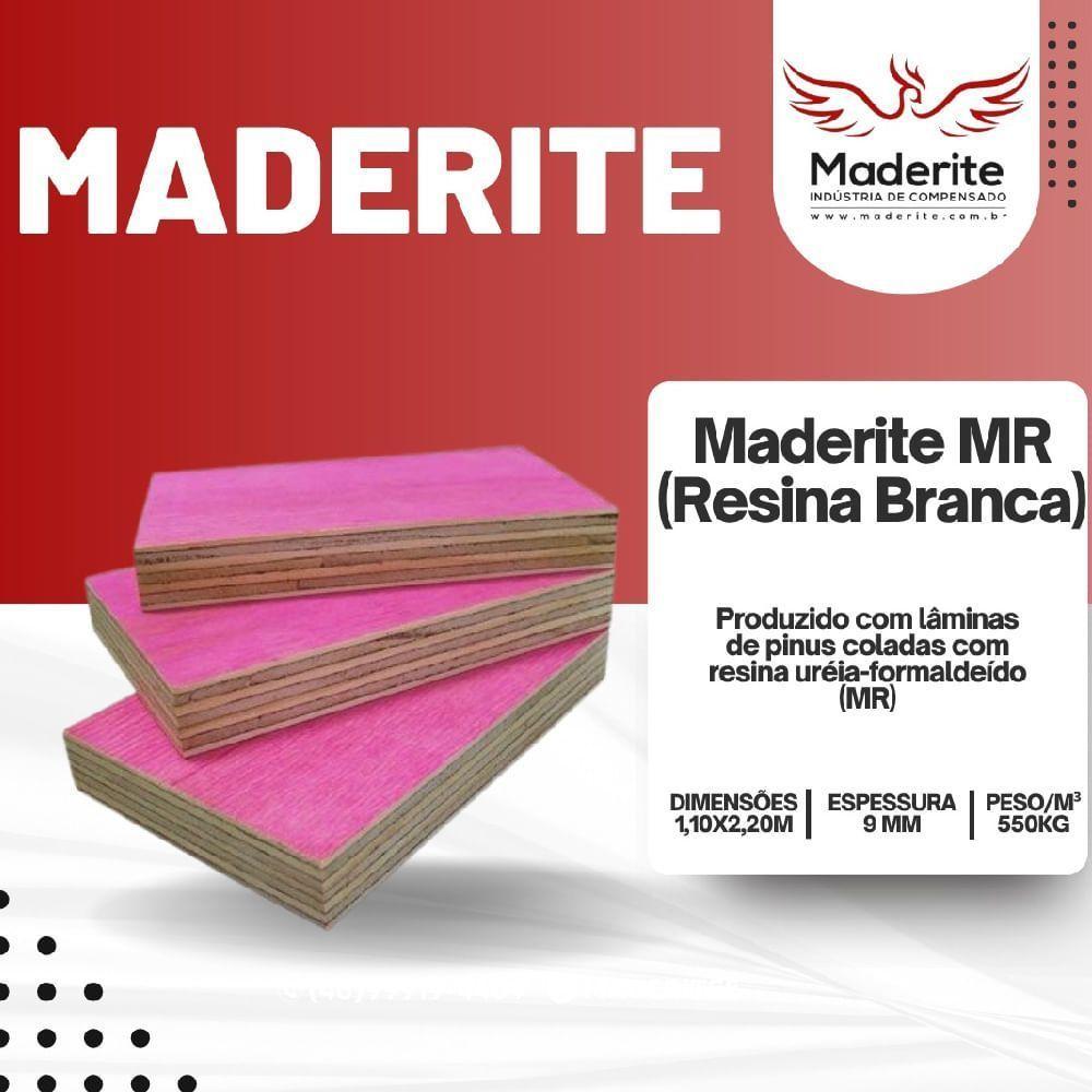 Madeirite Resinado Com Cola Branca 9mm 220x110cm - 1 - Angatu Madeirite Resinado Cola Branca 9mm 220x110cm Angat - 2