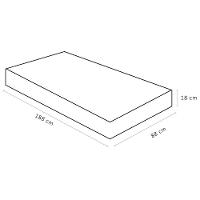Colchão De Espuma Solteiro Airtech D45 18x88x188cm - 1040328309 - Ortobom Colchao Airtech 150 D45 Solteiro 18x88x188 - 3