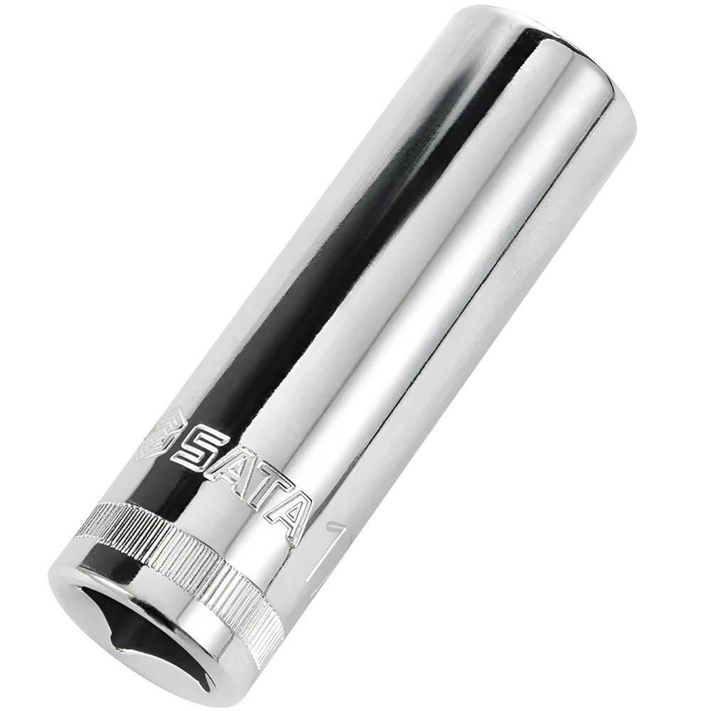 Soquete Estriado Longo 1-2"" 19mm - St13819 - Sata Soquete Estriado Longo 1-2 19mm St13819 Sata - 1