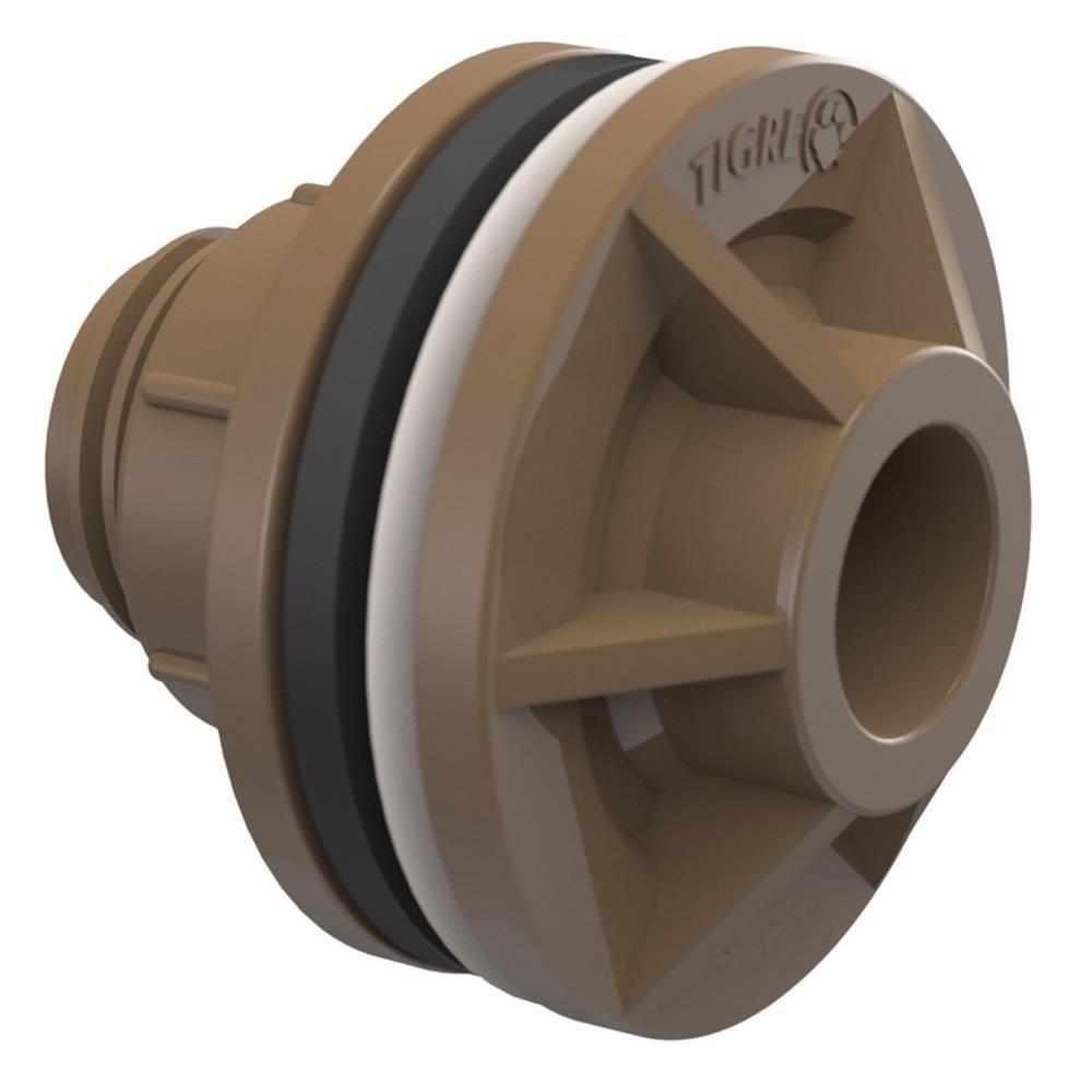 Adaptador Soldavel Com Flange Fixo 60mmx2"" - 22002503 - Tigre Adaptador Flange Soldavel Caixa D Agua 60mm Tigre - 1