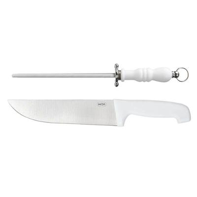 Conjunto Do Assador 2 Peças Faca E Chaira - 3345 - Mor Kit Faca E Chaira Mor 003345