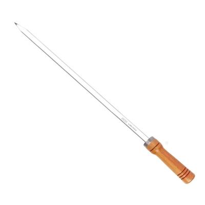 Espeto Alumínio Simples Para Churrasco 90cm - 3247 - Mor Espeto Aluminio Simples 90cm Mor 3247