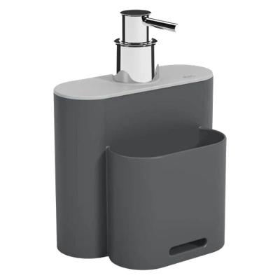 Dispenser Flat Cinza 500ml - 17002-0832 - Coza Dispenser Flat Cinza 500ml - 17002-0832 - Coza
