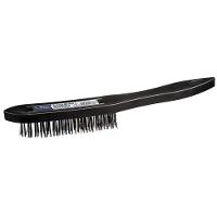 Escova De Aço Econômica Com Cabo De 3 Fileiras - At1820-3 - Pinceis Atlas - 1