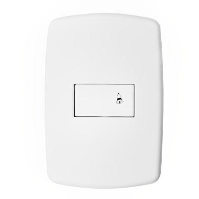 Interruptor Pulsante Para Campainha Com Placa 4x2 - Dc-8100-3 - Dicompel